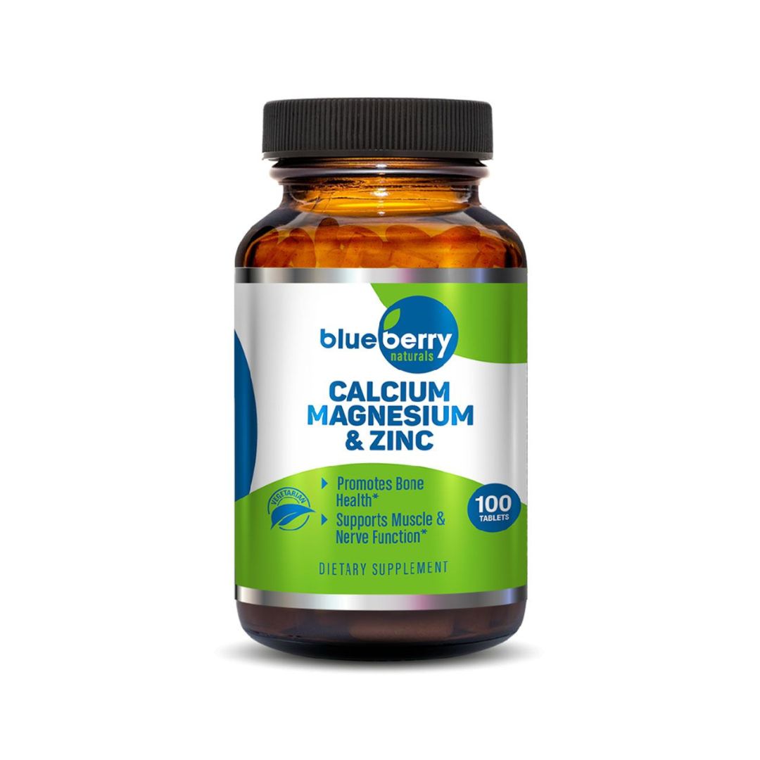 Blueberry Naturals Calcium Magnesium & Zinc 