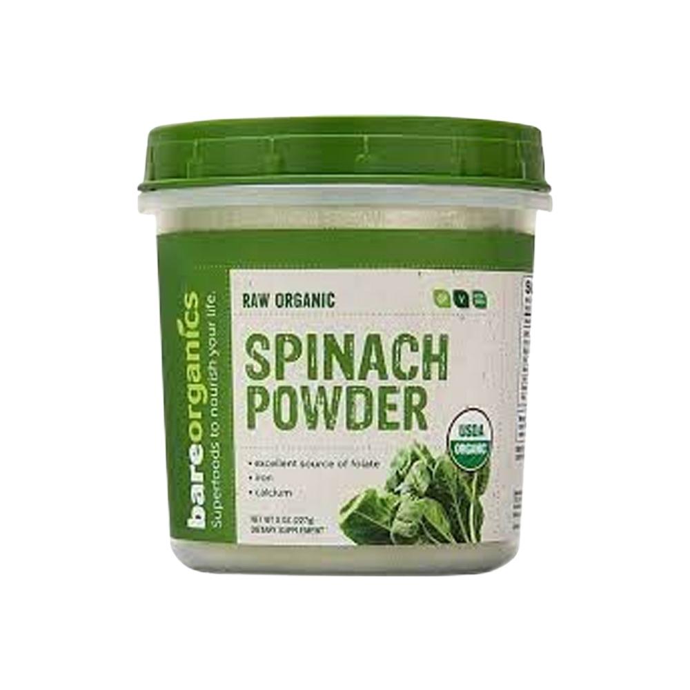 BareOrganics Organic Spinach Powder 