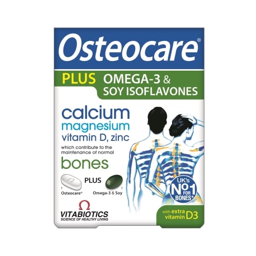Vitabiotics Osteocare Plus Omega-3 and Soy Isoflavones 