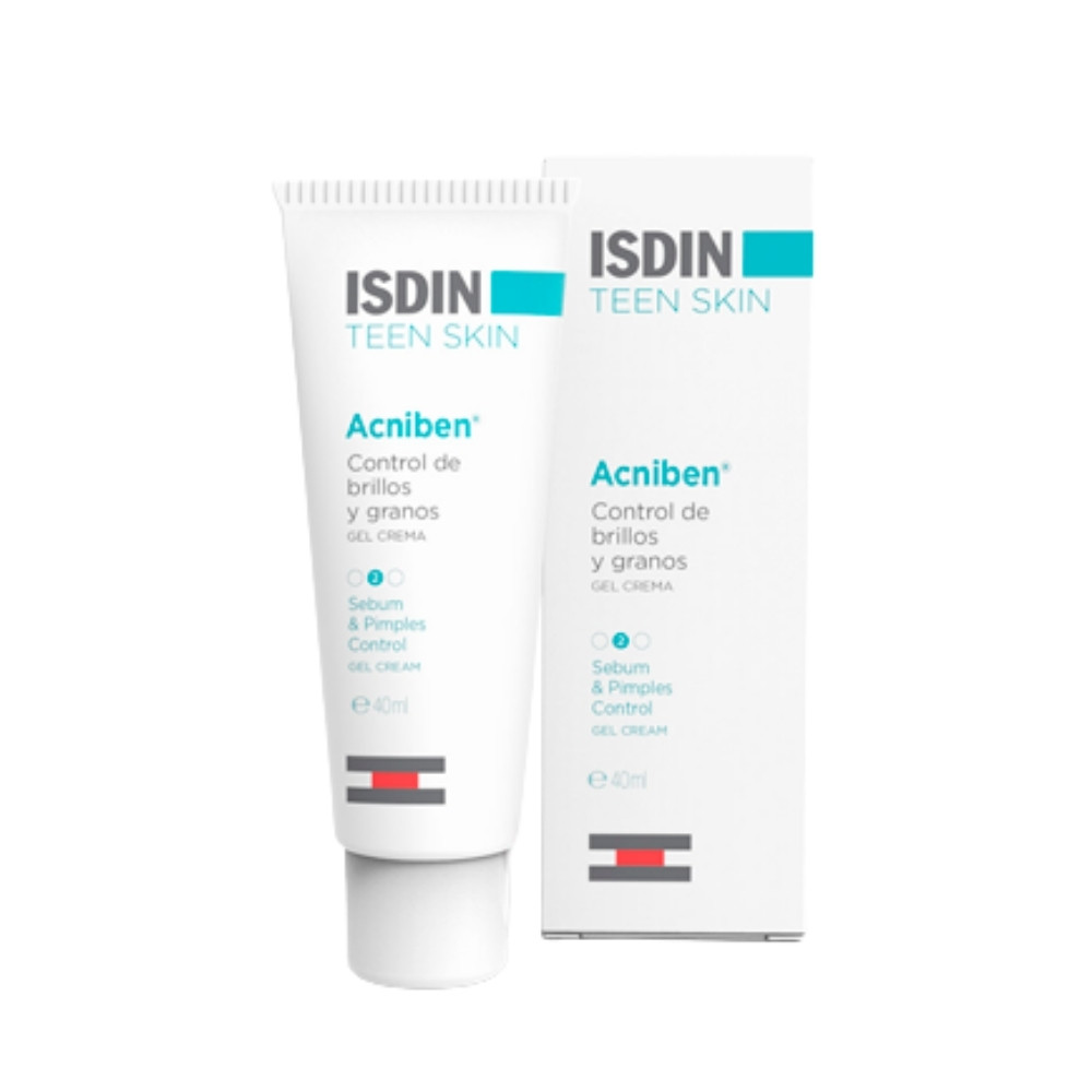 Isdin Teen Skin Acniben Shine and Spot Control Gel Cream 